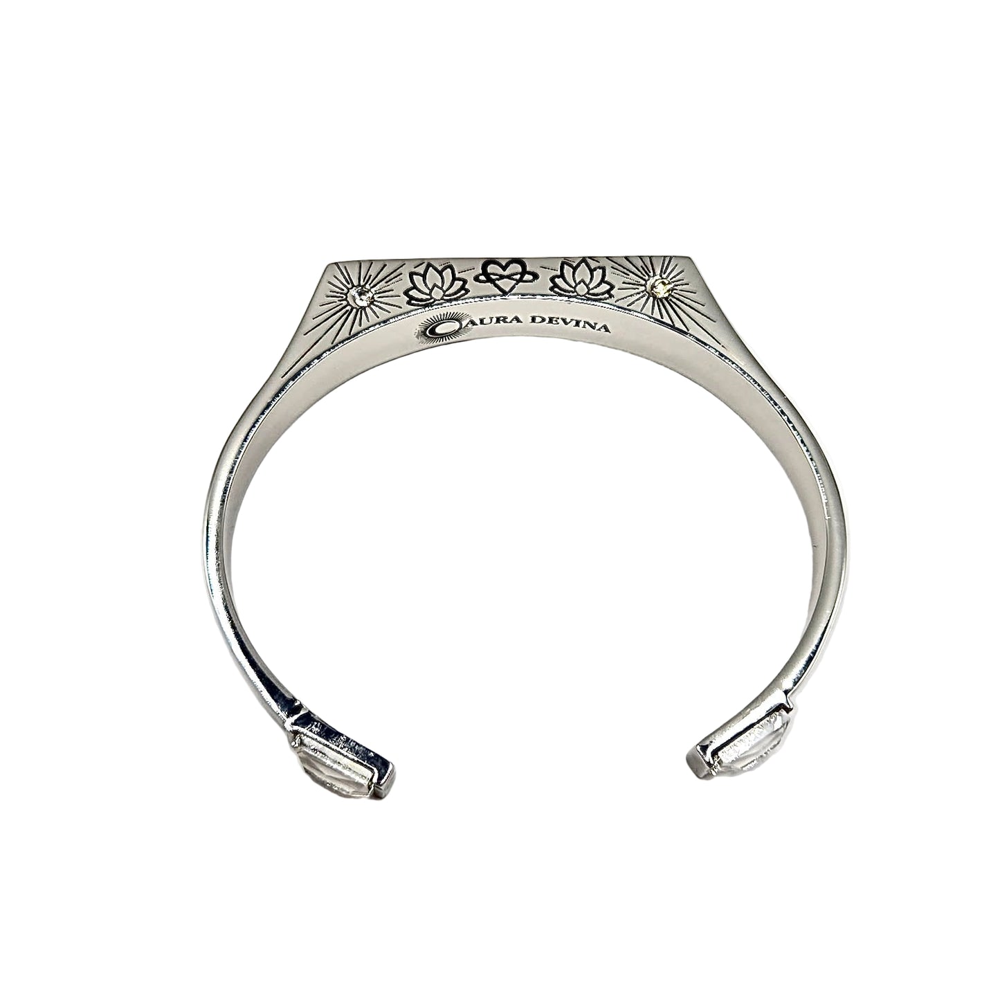 "You define your own life, don’t let others write your script"- The Manifest Cuff Bracelet - Silver