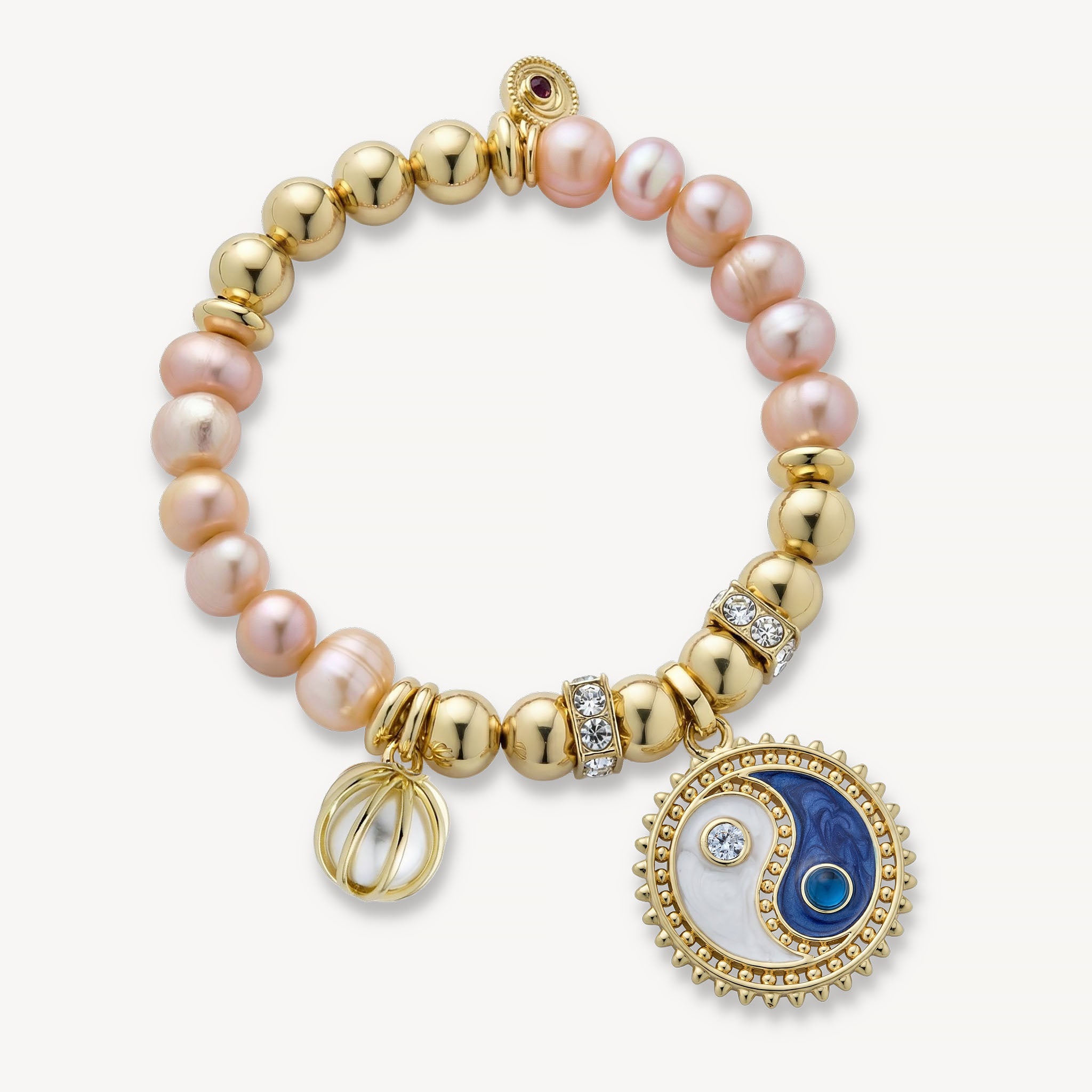 The Valentina Bracelet Freshwater Pearl<br>14k Gold-Plated