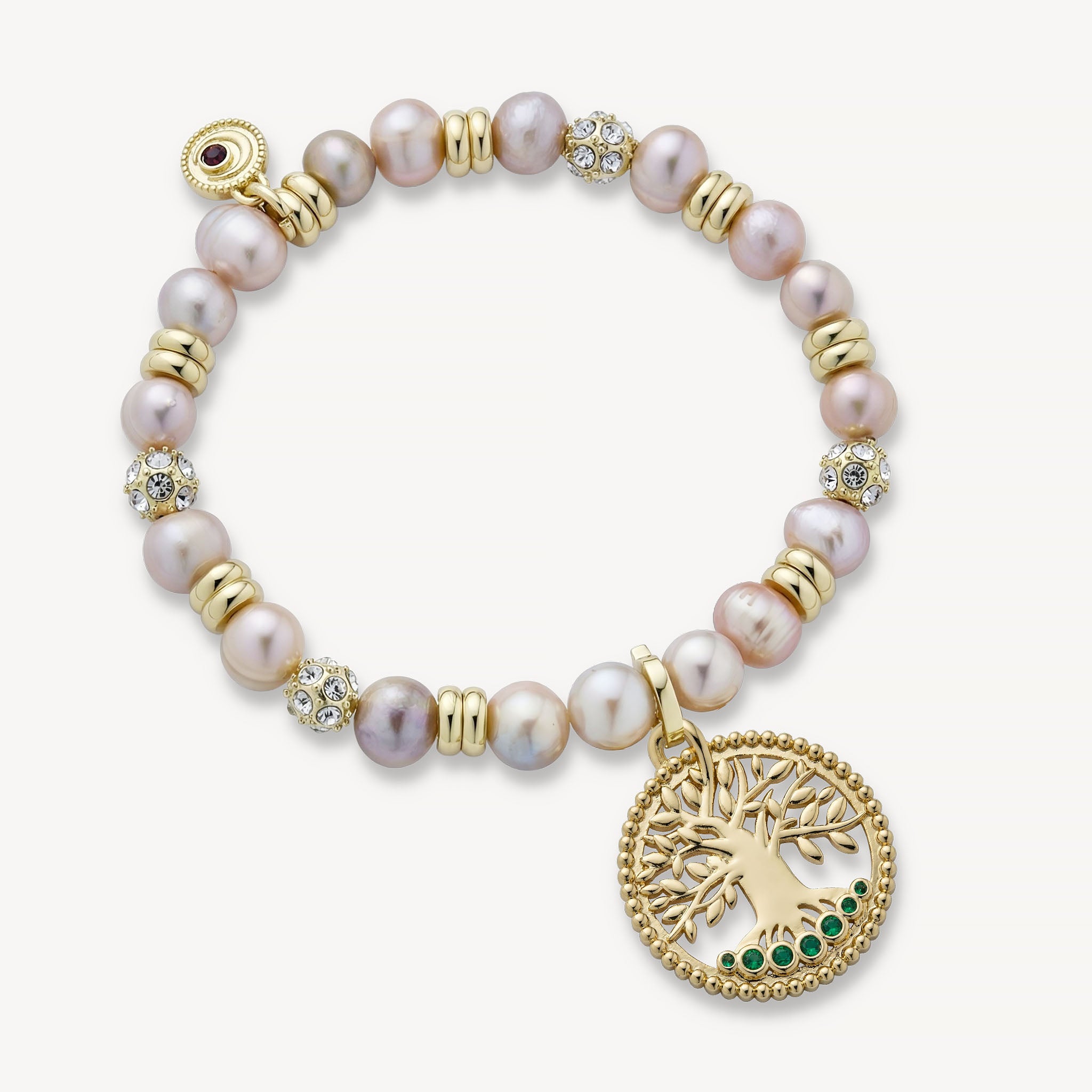 The Amelia Bracelet Freshwater Pearl<br>14k Gold-Plated