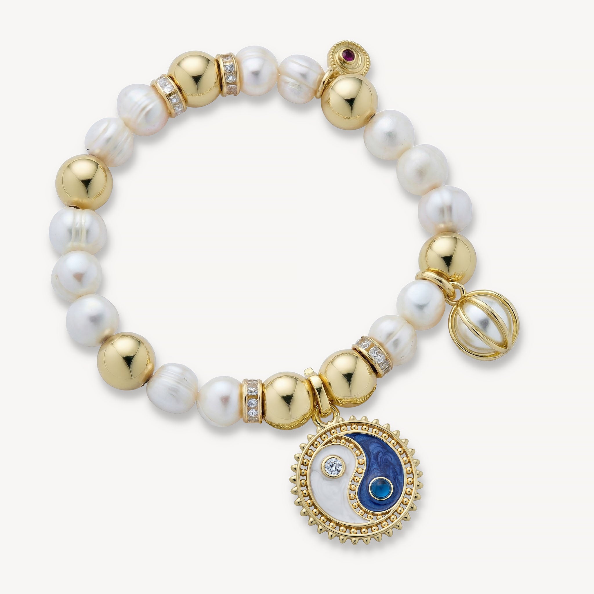 The Margot Bracelet Freshwater Pearl<br>14k Gold-Plated