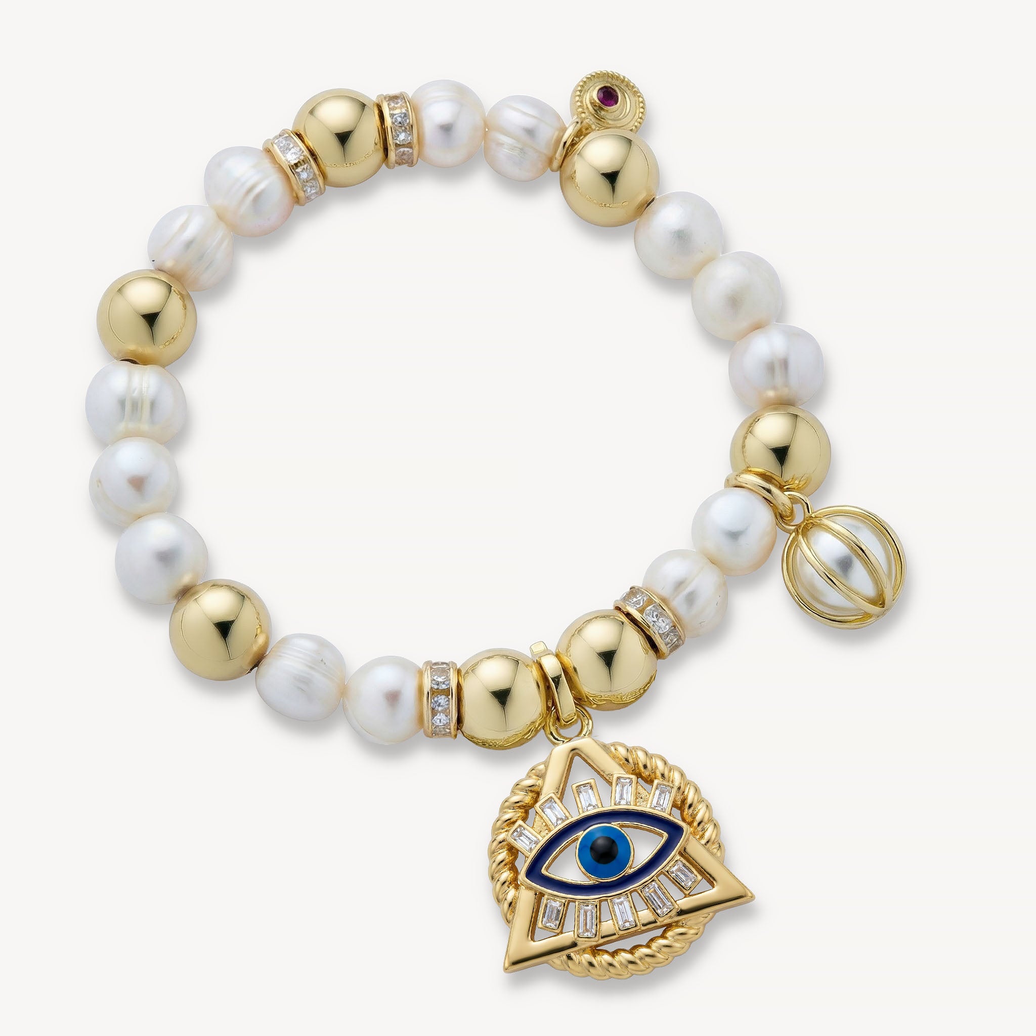 The Margot Bracelet Freshwater Pearl<br>14k Gold-Plated