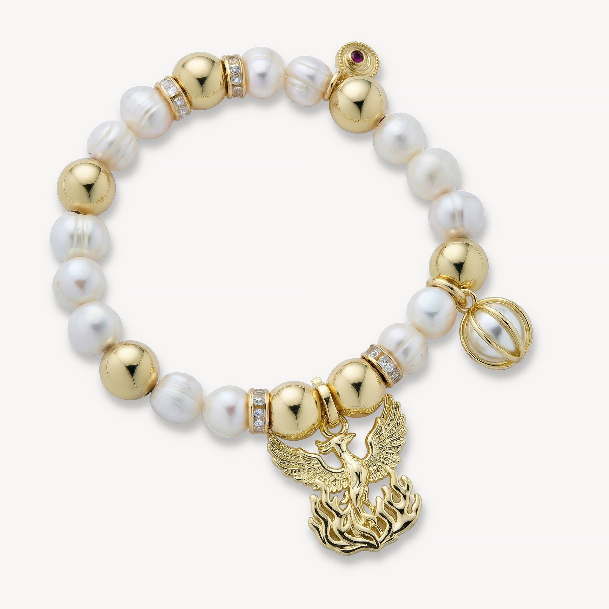 The Margot Bracelet Freshwater Pearl<br>14k Gold-Plated