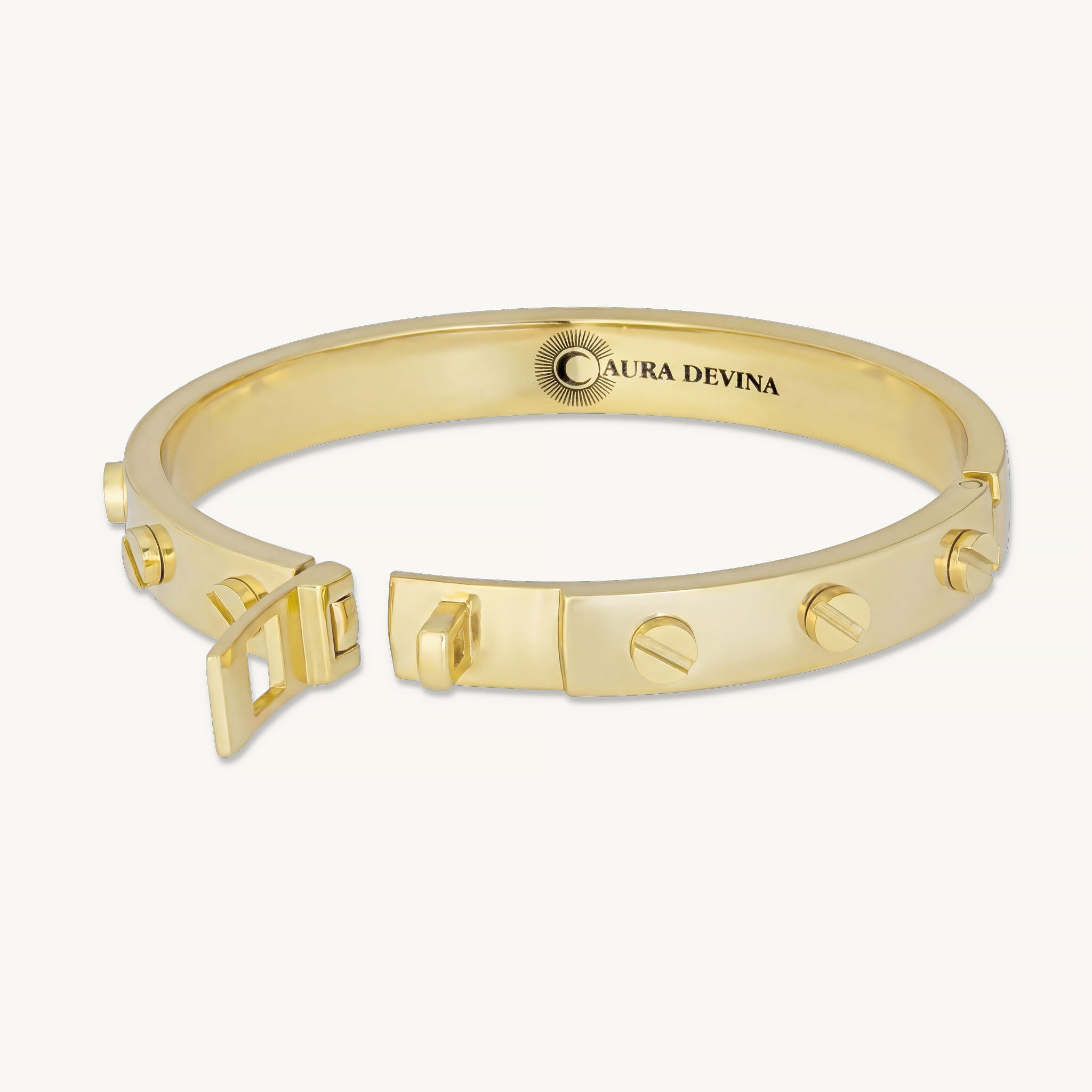 The Heart Keeper Bracelet <br>14k Gold Plated<br>(Every challenge is a lock)