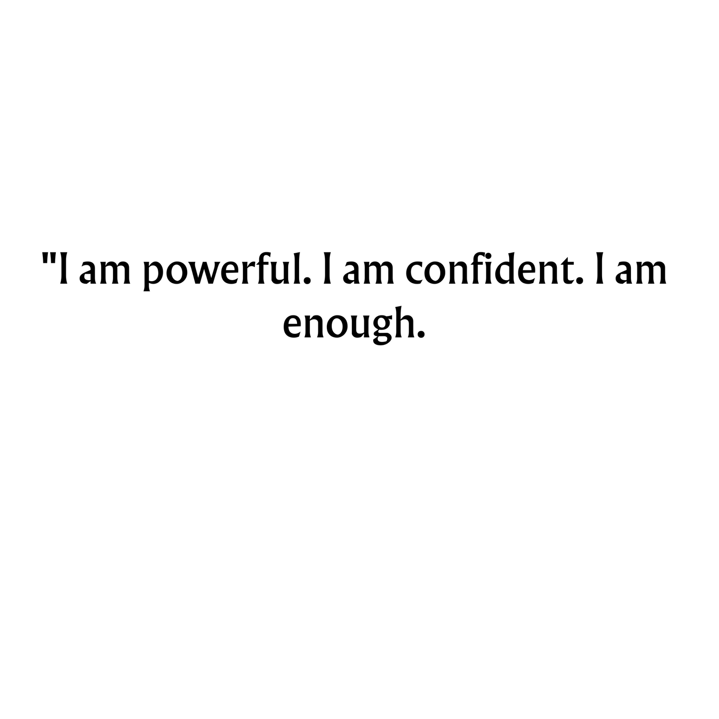 "I am powerful. I am confident. I am enough.” - The Aspiration Bracelet - Gold