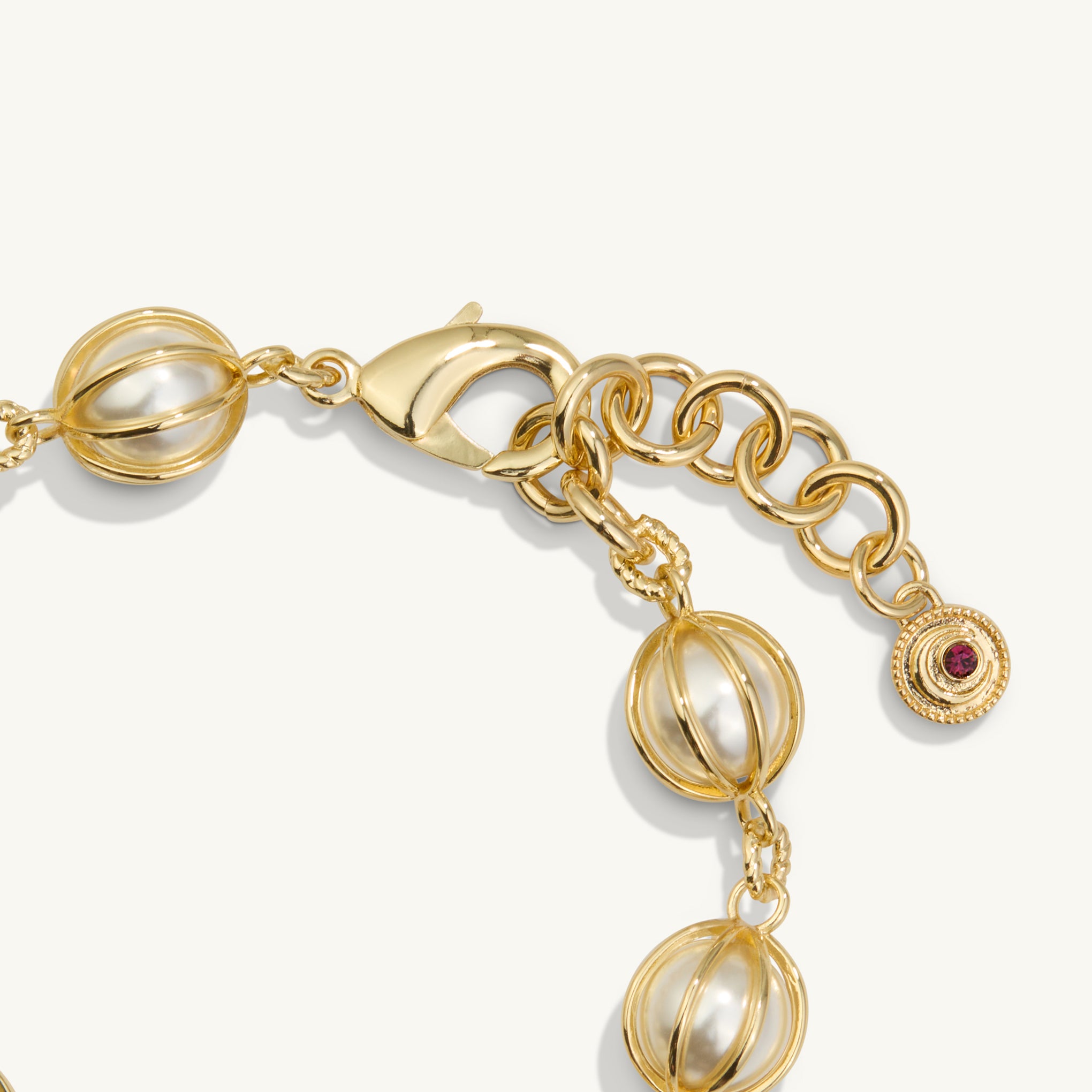 Camille Cage Pearl Bracelet