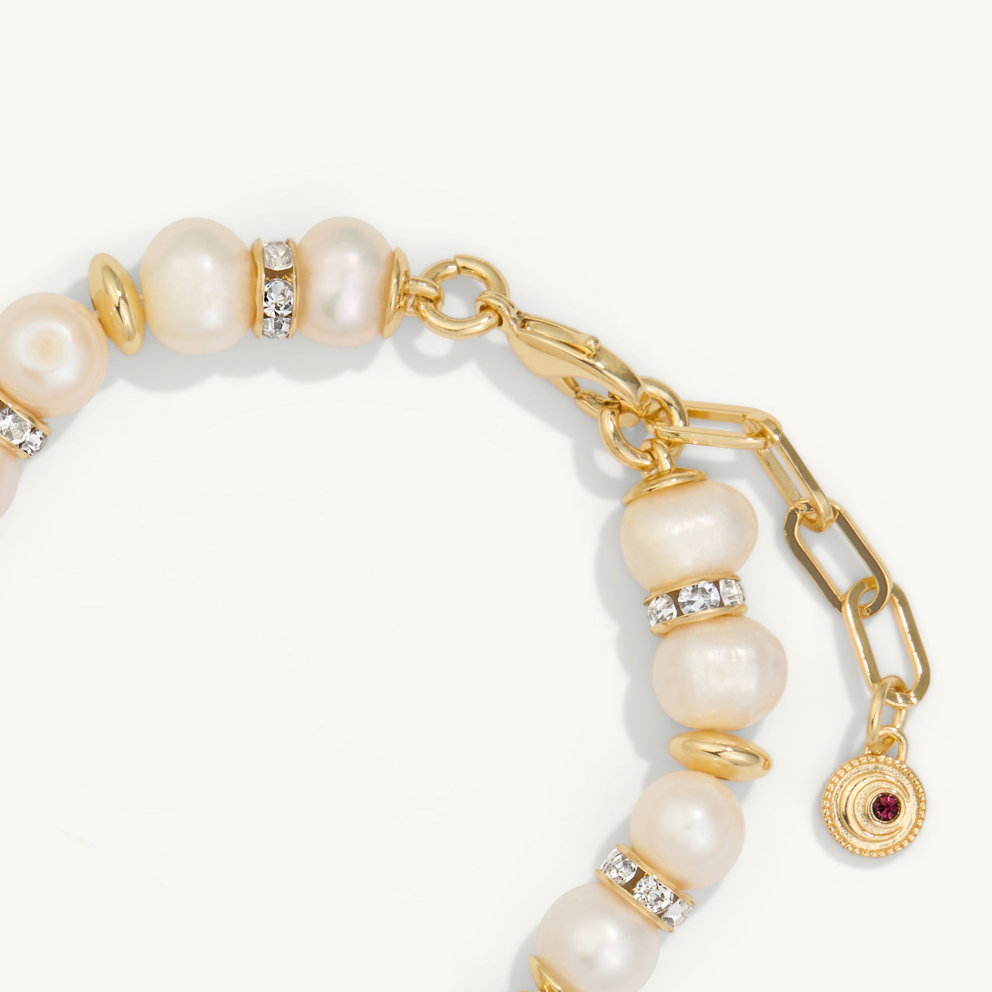 The Lacey Bracelet with Sun and Moon Charm