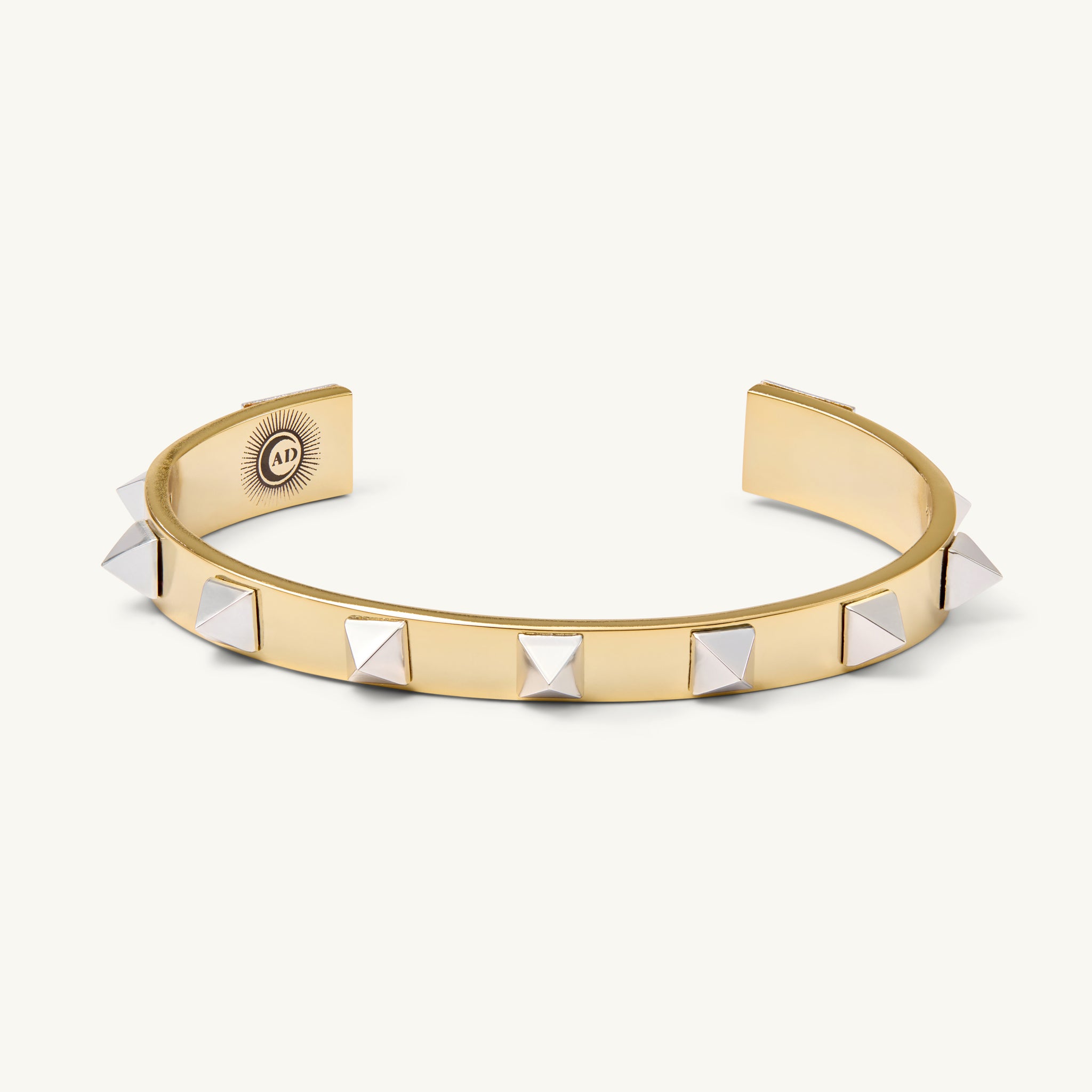 “I am powerful. I am confident. I am enough” - The Aspiration Bracelet - Gold/Silver Two Tone-Aura Devina