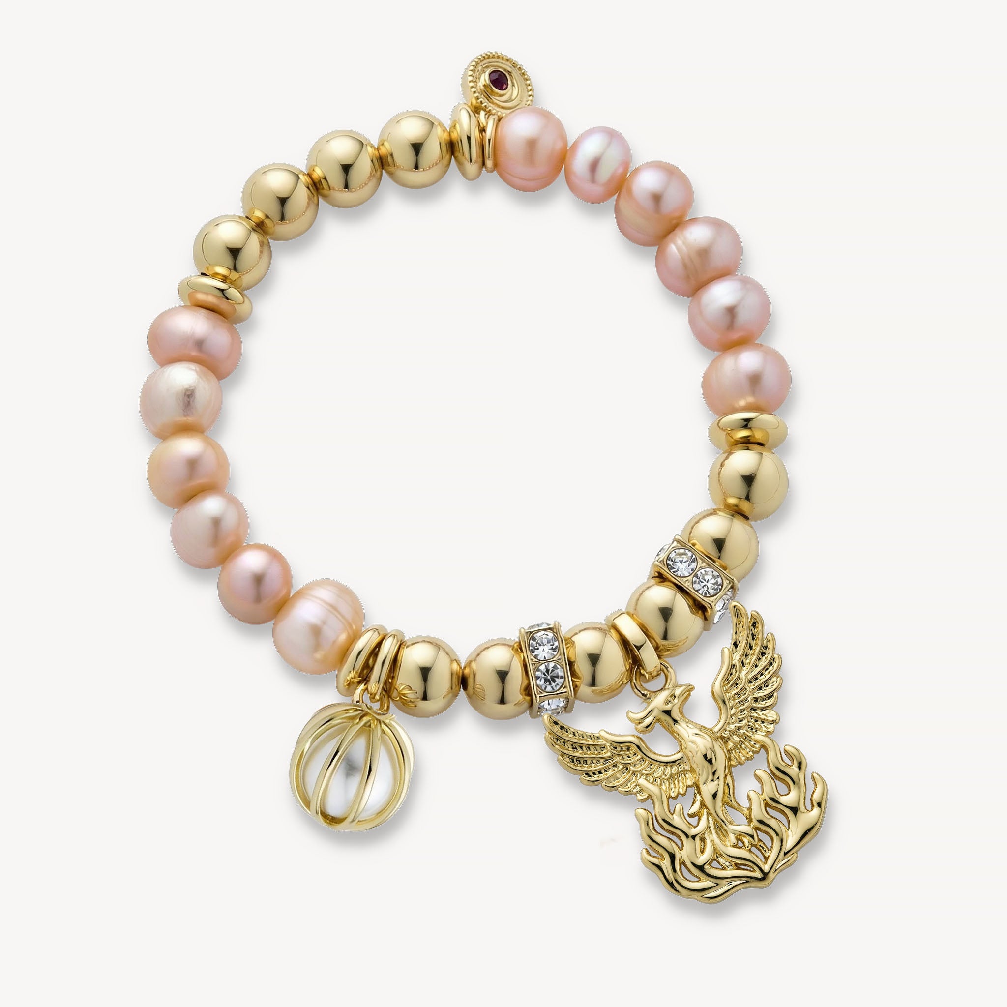 The Valentina Bracelet Freshwater Pearl<br>14k Gold-Plated