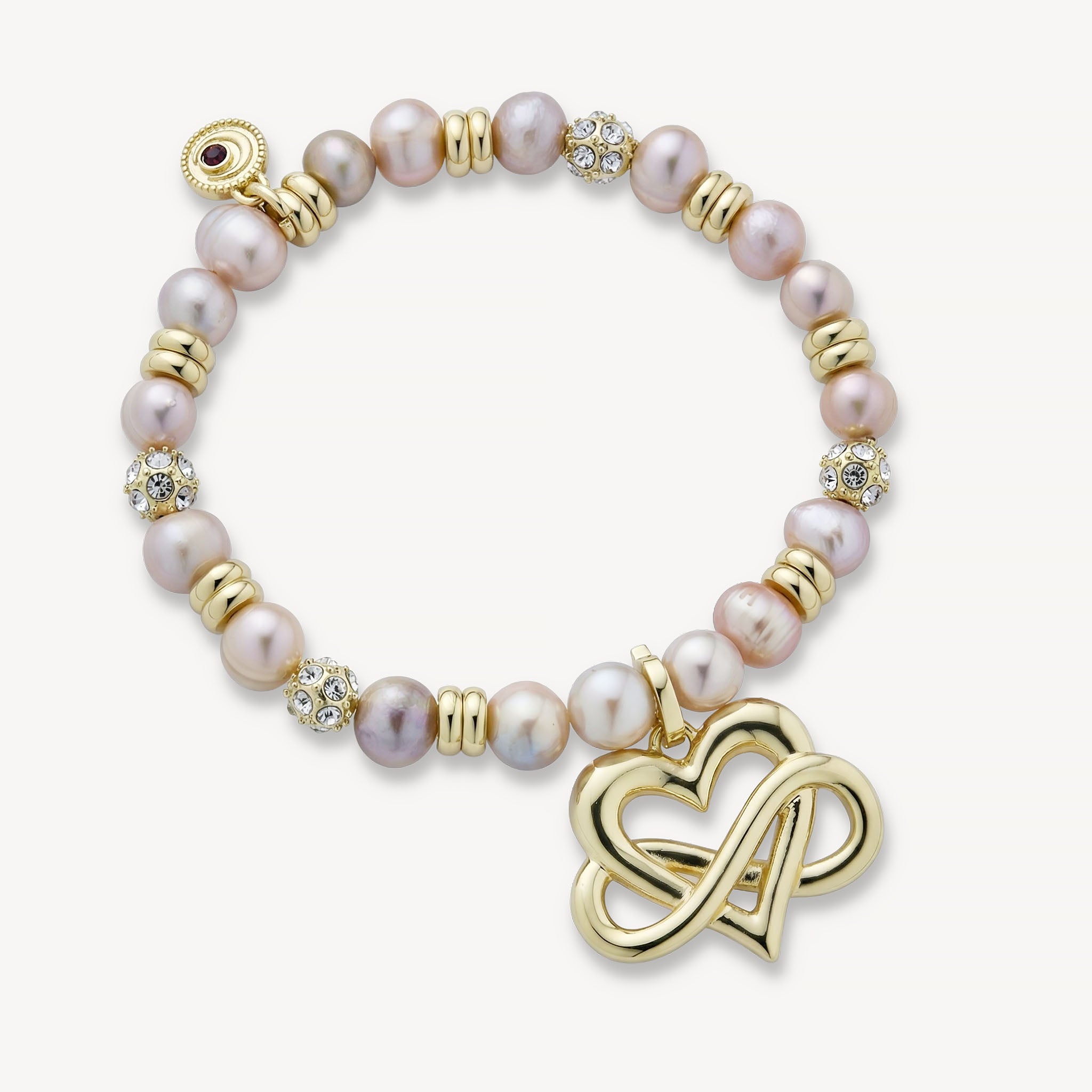 The Amelia Bracelet Freshwater Pearl<br>14k Gold-Plated