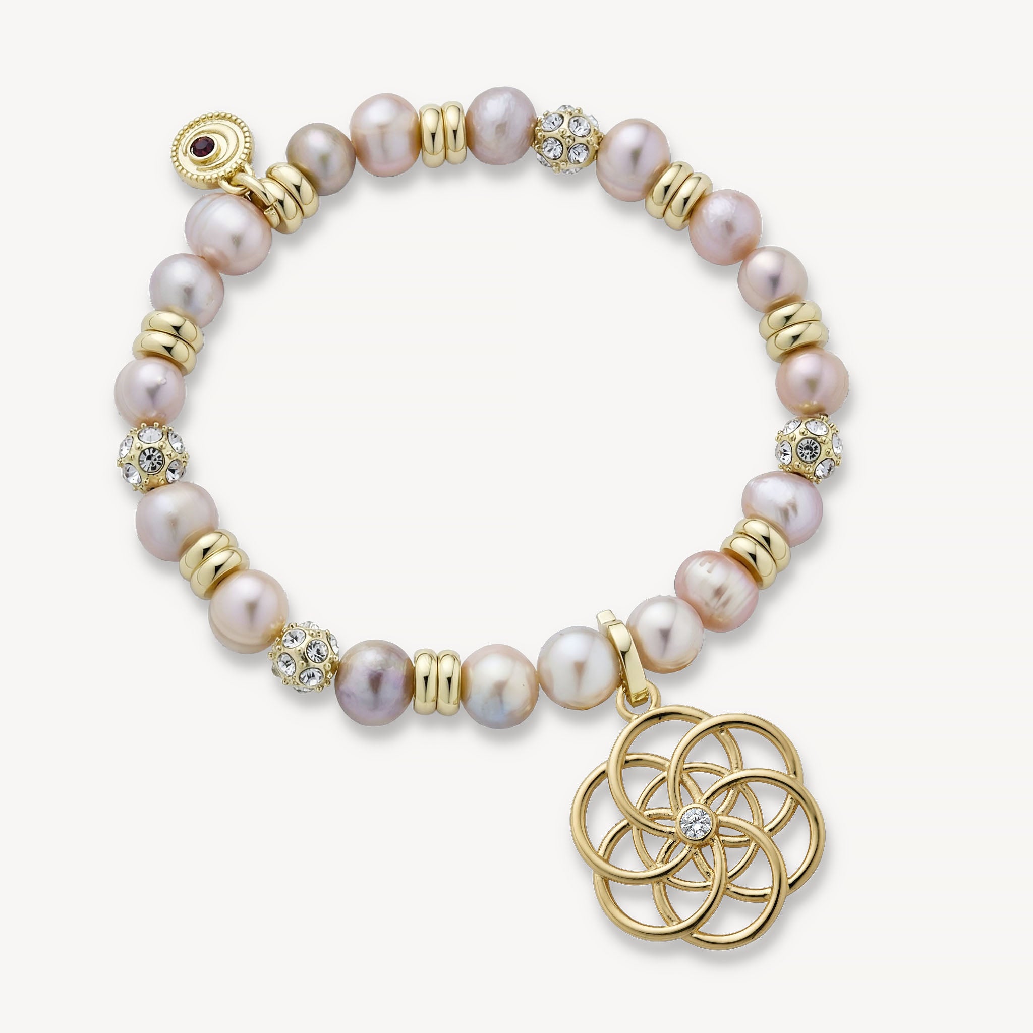 The Amelia Bracelet Freshwater Pearl<br>14k Gold-Plated