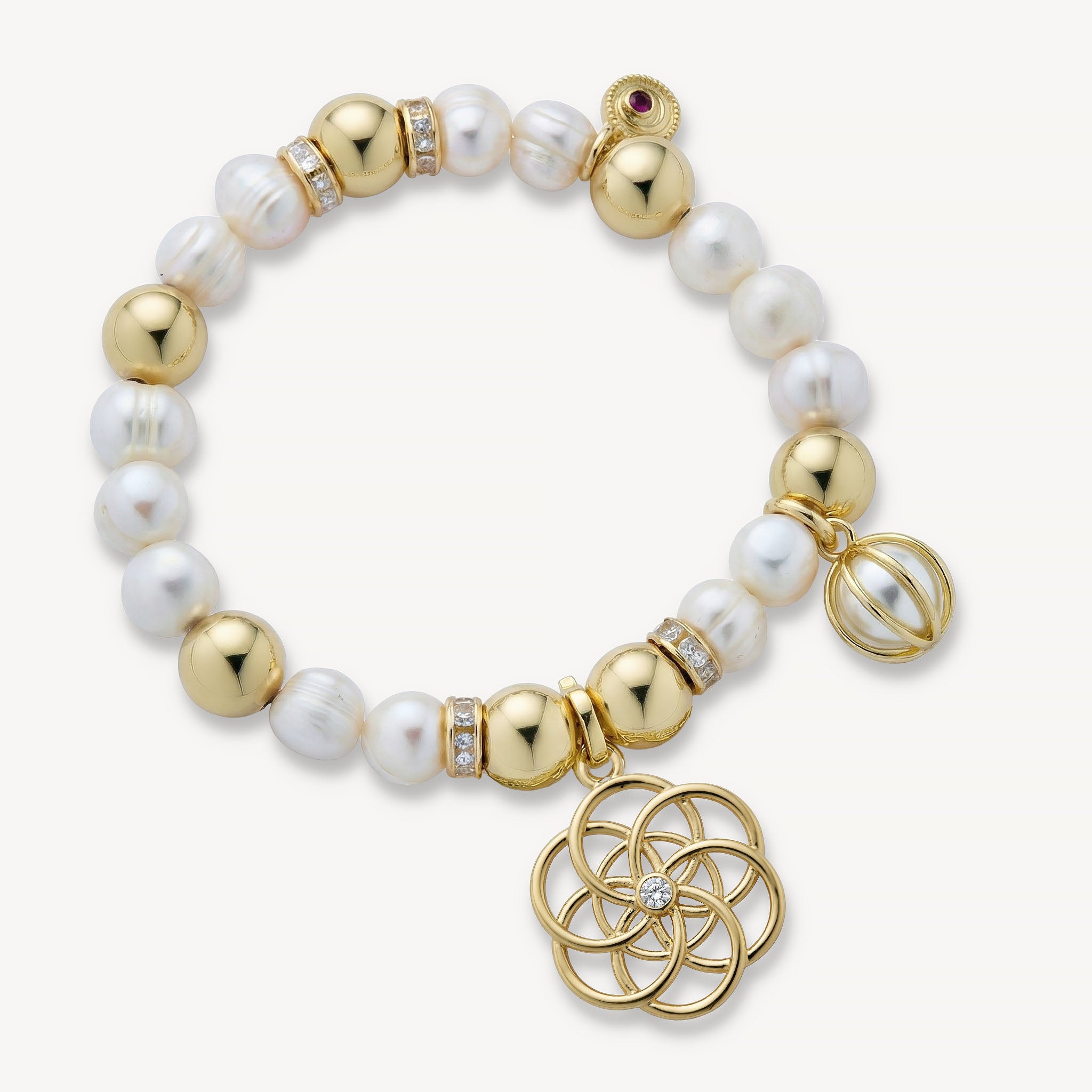 The  Margot Bracelet Freshwater Pearl<br>14k Gold-Plated