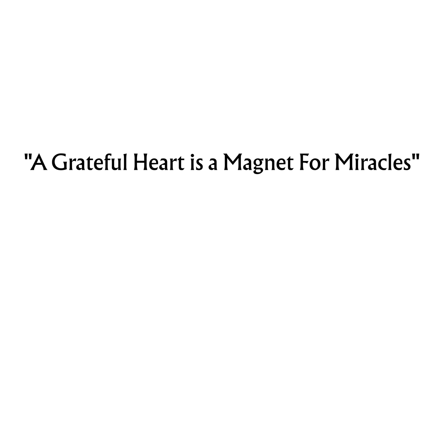 "A Grateful Heart is a Magnet For Miracles" -  The Harmony Bracelet - Gold