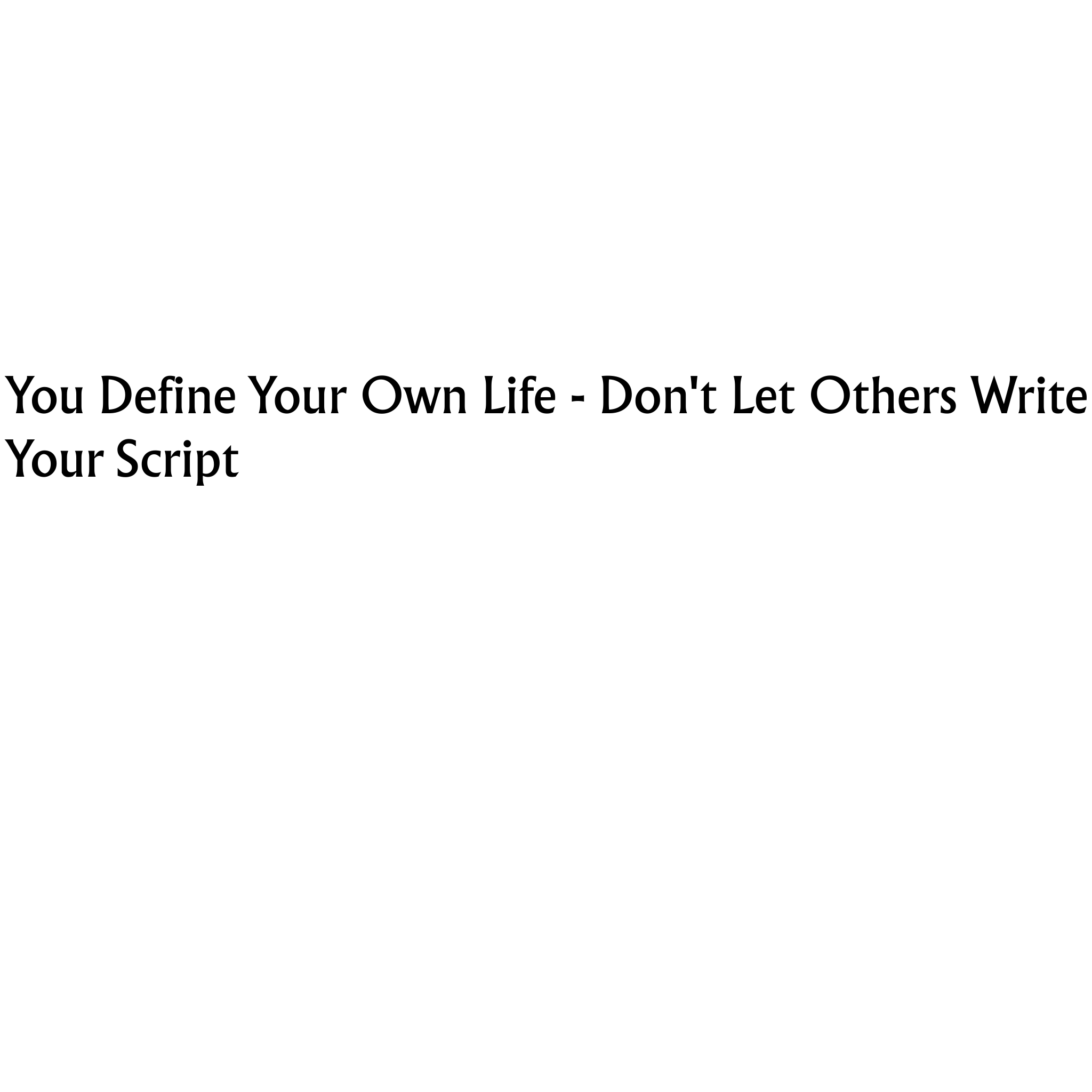 "You Define Your Own Life - Don't Let Others Write Your Script" - The Manifest Cuff Bracelet - Gold-Aura Devina