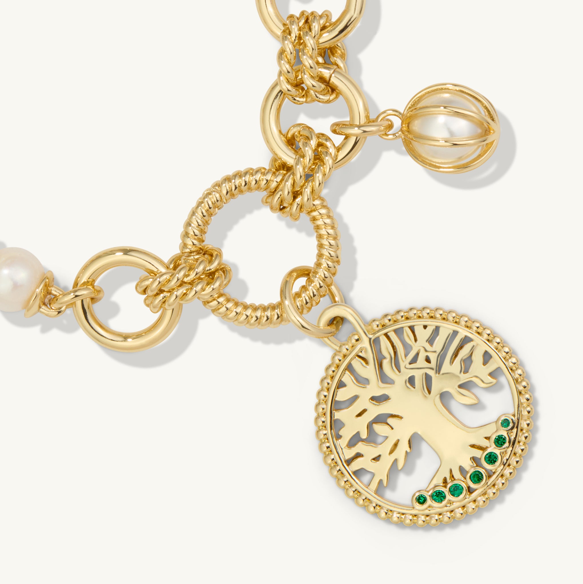 The Lacey Bracelet with Tree of Life Charm