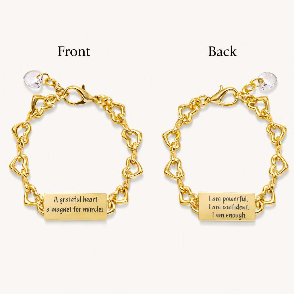 Infinite Heart Bracelet <br> <em>Gratitude & Strength</em>