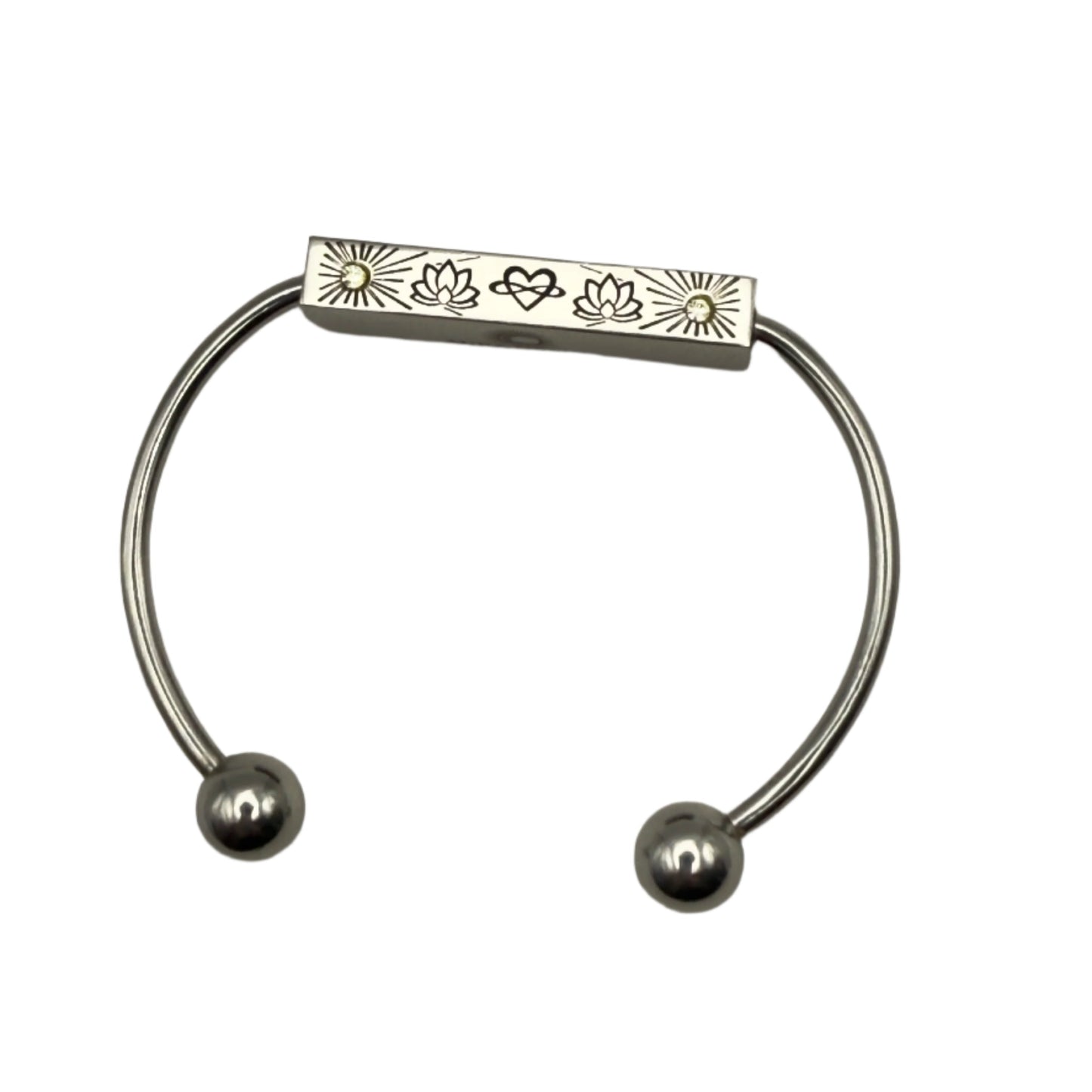 "I Am Not Defined by The World Around Me but By the Strength Within Me" -  The Harmony Bracelet - Gold