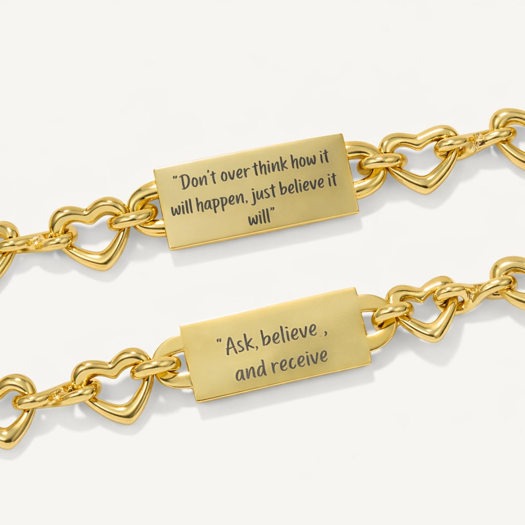 Infinite Heart Bracelet <br> <em>Believe & Receive</em>