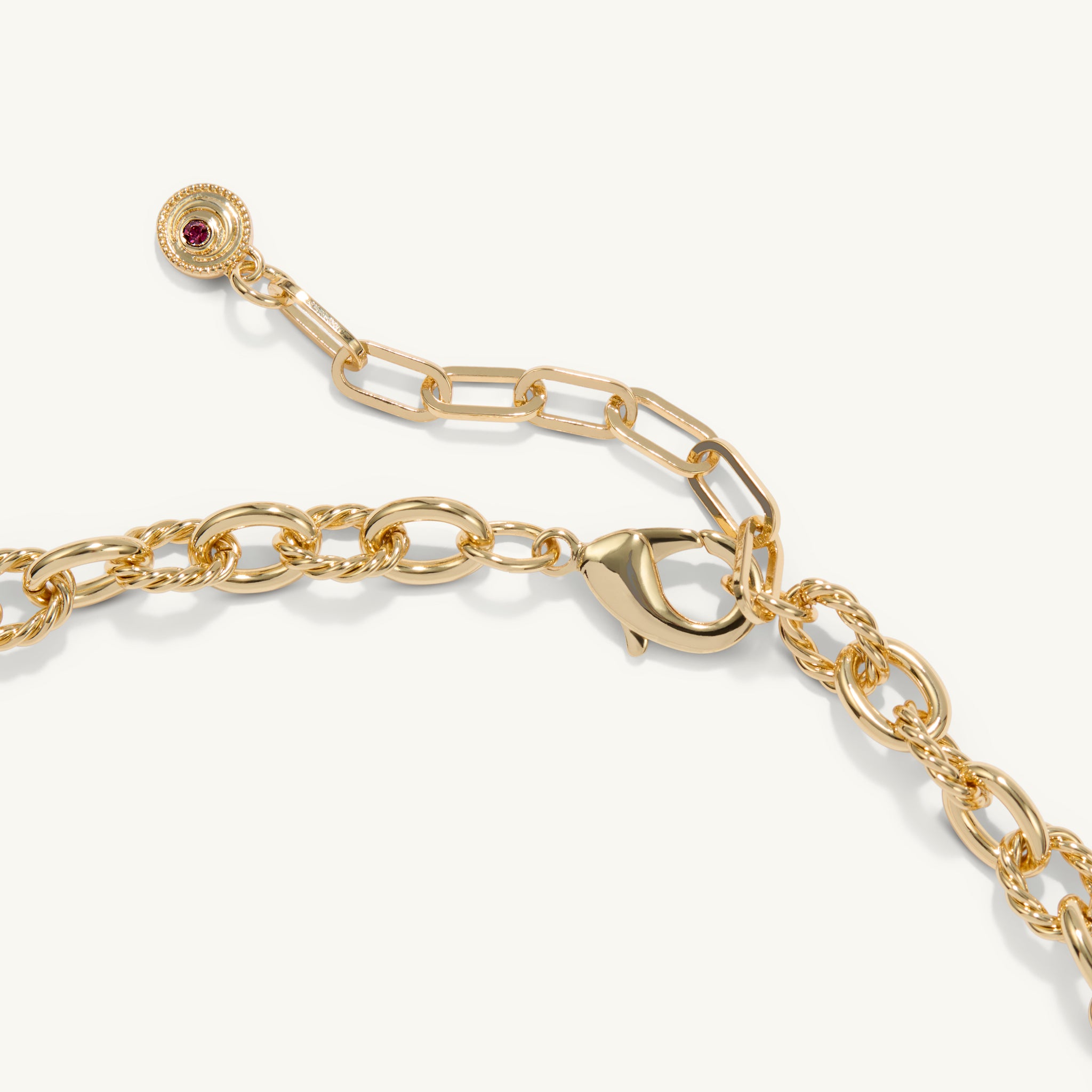 The Chloe Charm Necklace <br> Freshwater Pearl & 14k Gold Plated