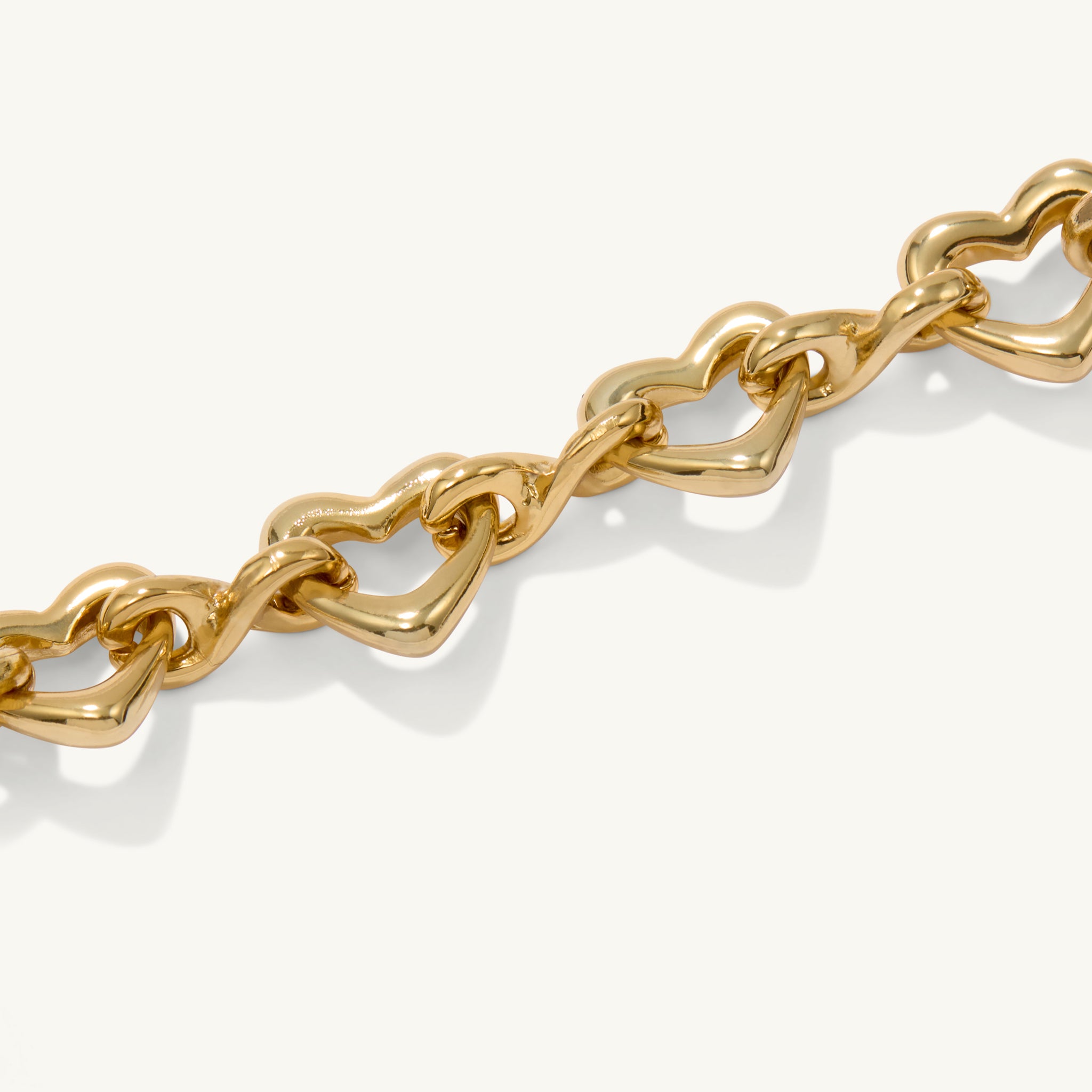 "I am powerful; I am confident; I am enough” The Infinite Heart Bracelet - Gold-Aura Devina