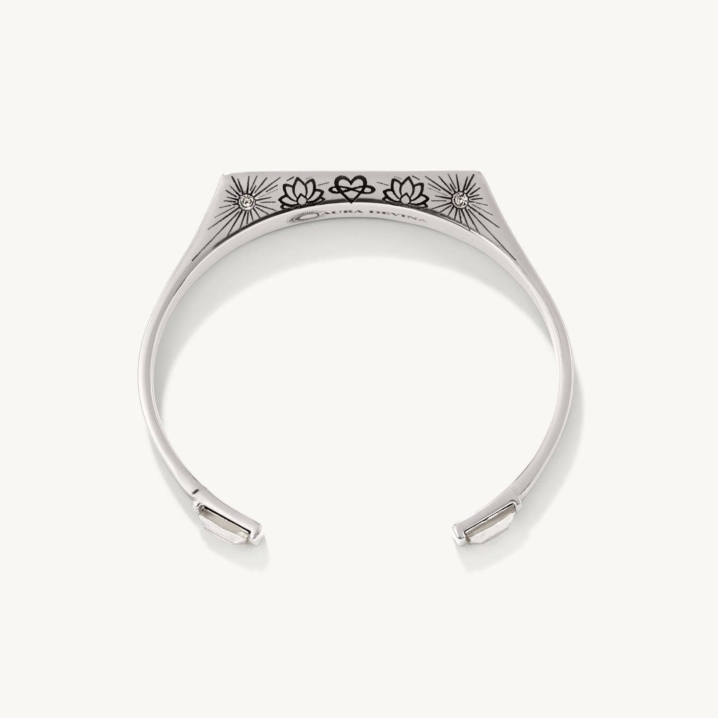 "You define your own life, don’t let others write your script"- The Manifest Cuff Bracelet - Silver