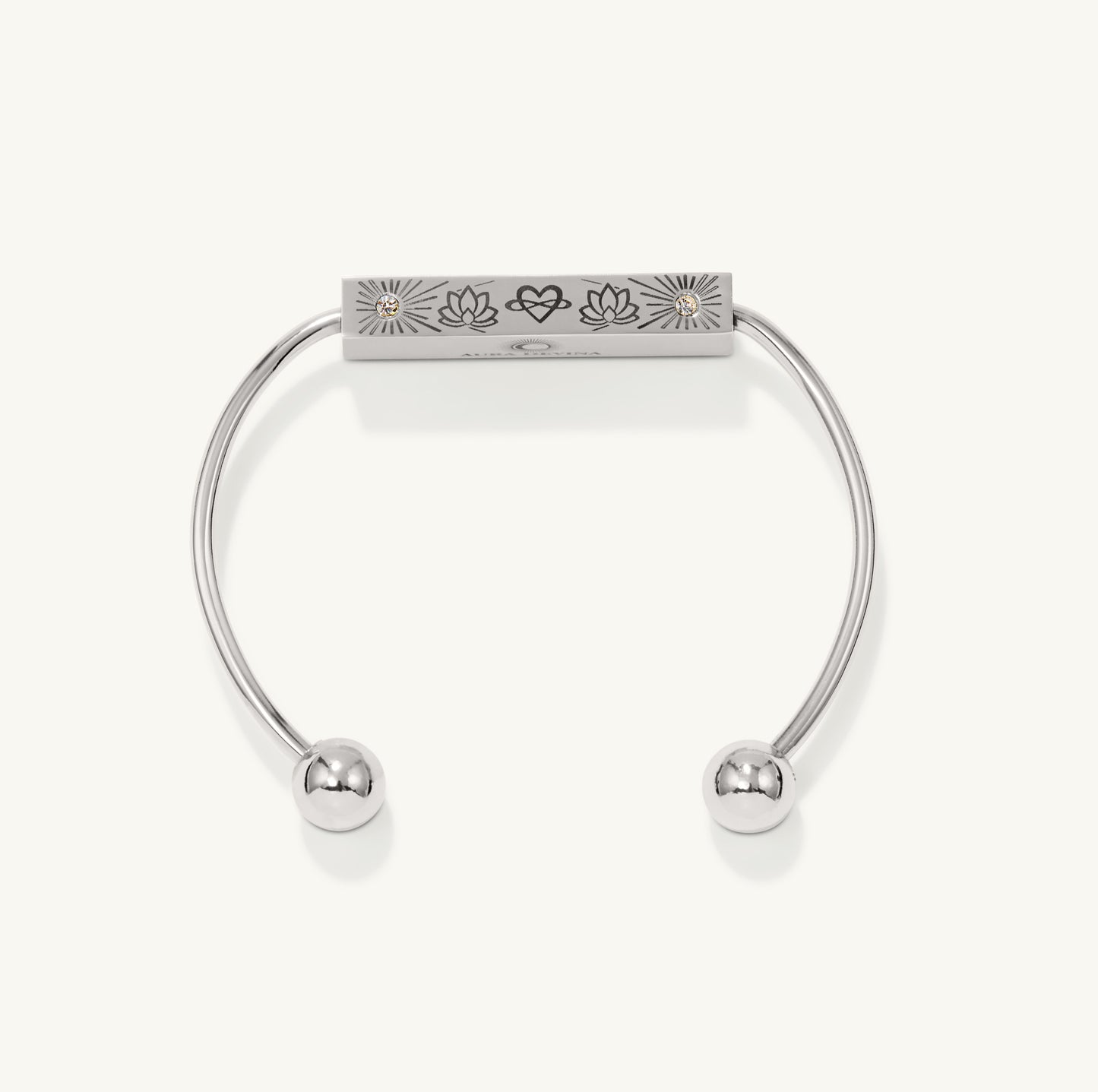 “I am not defined by the world around me, but by the strength within me” - The Harmony Bracelet - Silver