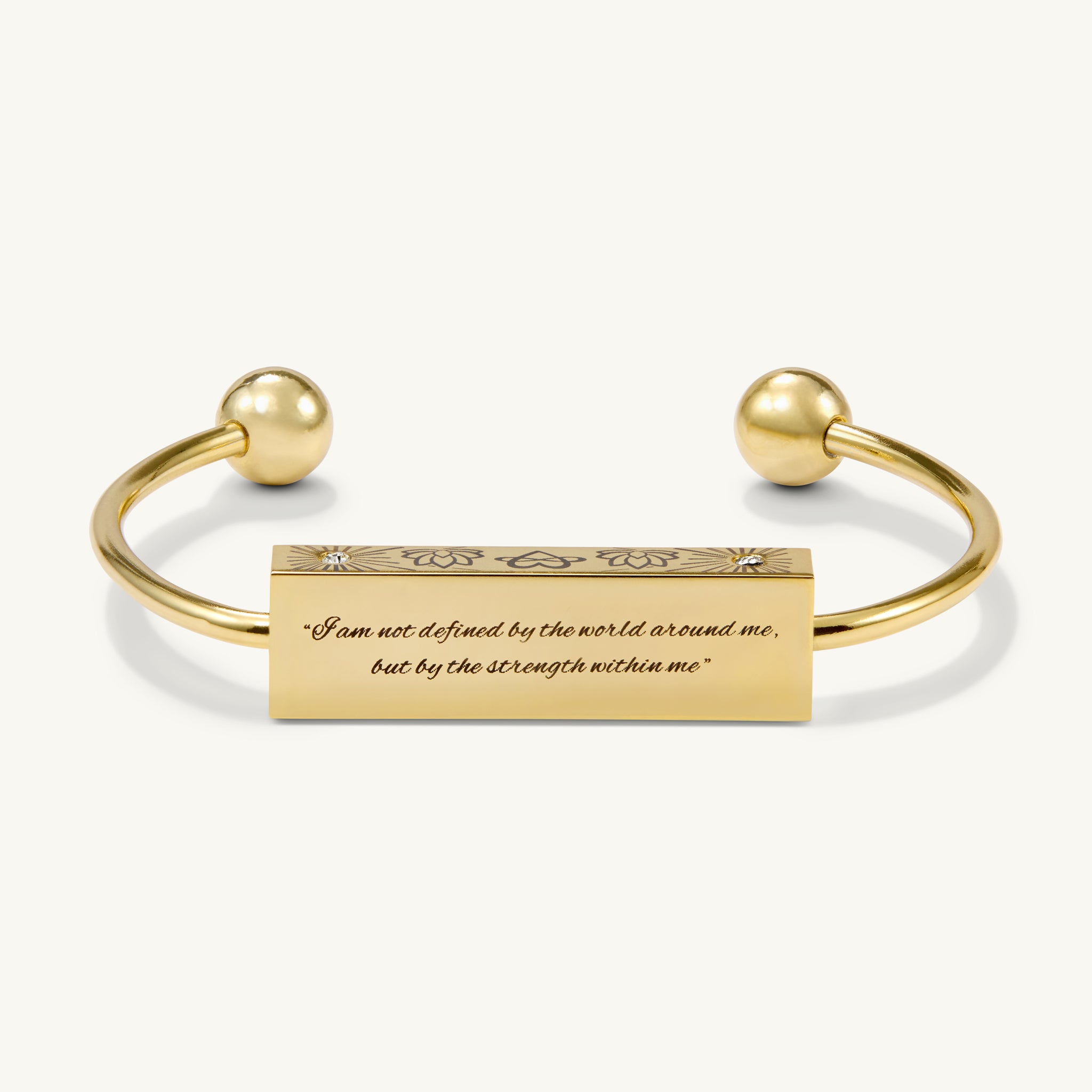 Harmony Bracelet – Gold (Strength Within)