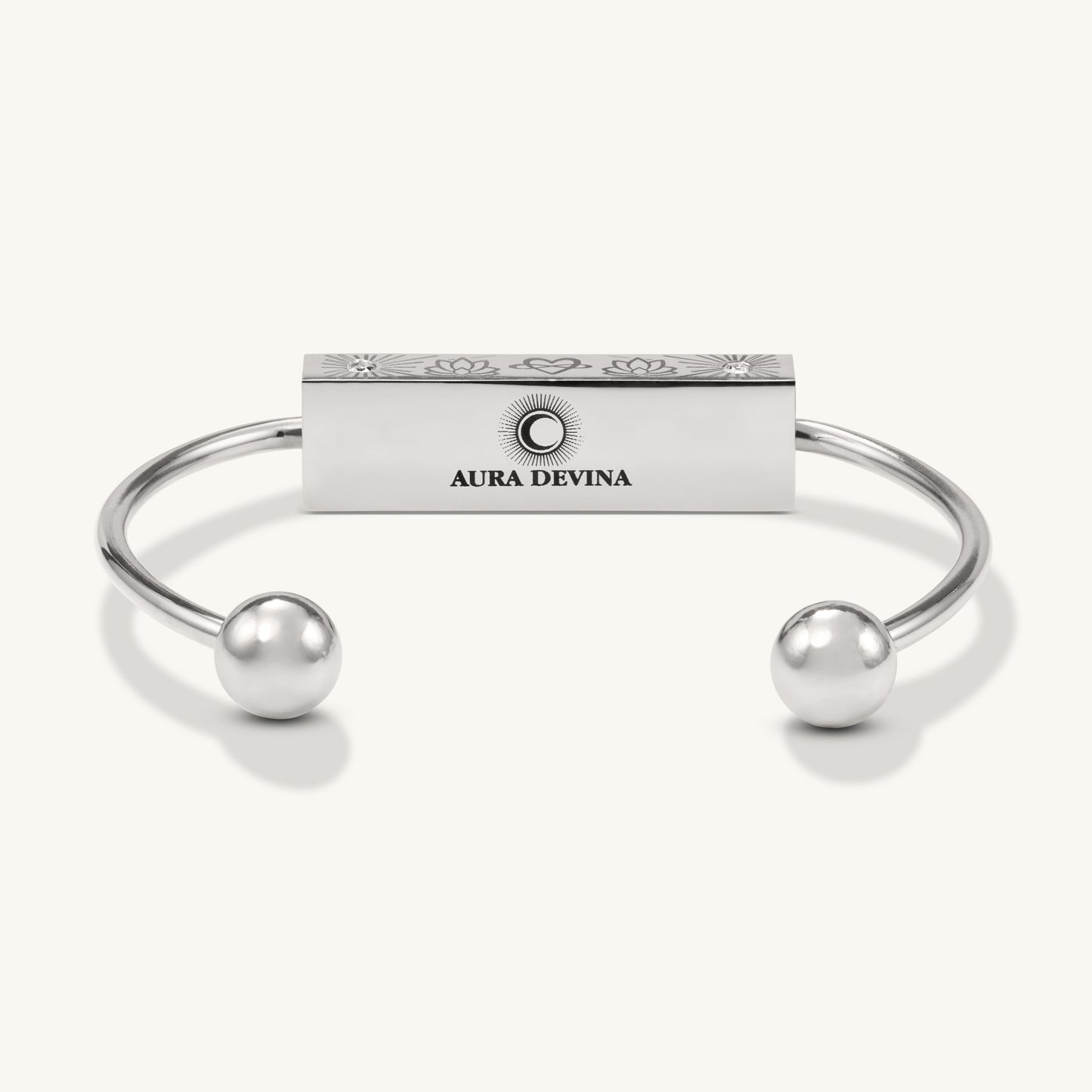“I am not defined by the world around me, but by the strength within me” - The Harmony Bracelet - Silver