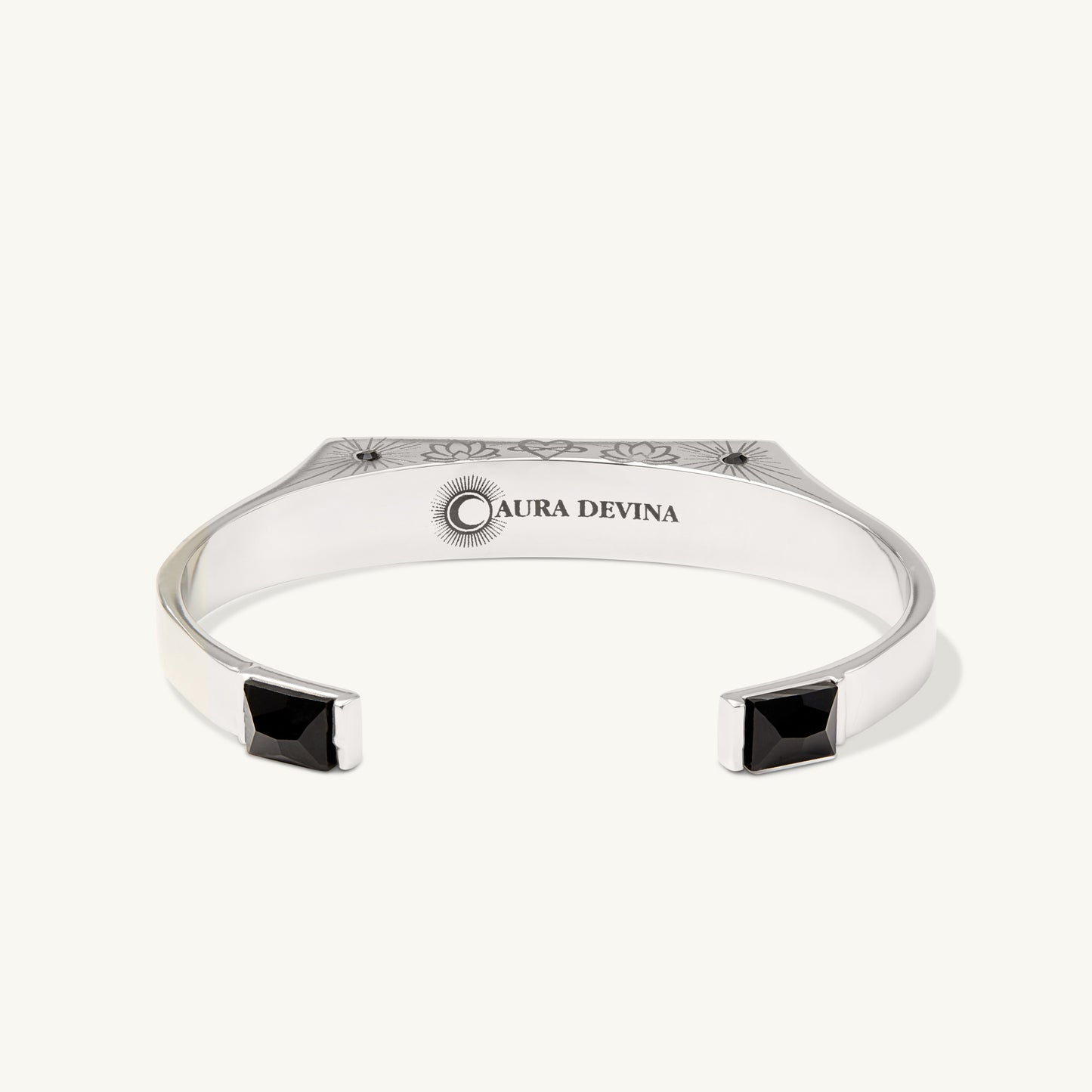 "I am powerful, I am confident, I am enough."- The Manifest Cuff Bracelet - Silver